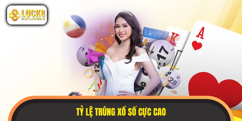 Tỷ lệ trúng xổ số cực cao so với các nền tảng khác